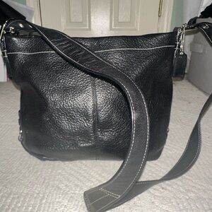 Coach Black Leather Women's Bag